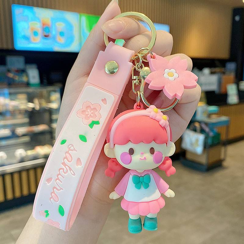 Cherry Blossom Braid Girl