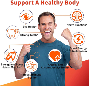 Gommes multi-vitamines OEM à la vitamine D3 K2 avec de la vitamine méthylique B12, végétalienne D3, vitamine A,C, zinc pour les - Product Image 5