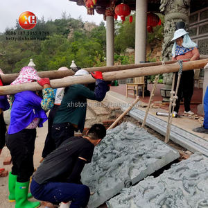 Personalizzare il giardino esterno della statua del drago cinese che intaglia la pietra naturale nove draghi con schermo a rilievo della parete decorazione in rilievo scultura - Product Image 6