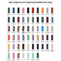 Bracelet de montre à boucle simple, sans boucle, en nylon tressé élastique, universel pour Iwatch 8/7/se