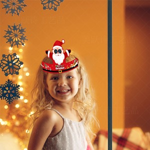 Nouveau chapeau en papier du <span class=keywords><strong>père</strong></span> <span class=keywords><strong>Noël</strong></span> du festival de <span class=keywords><strong>Noël</strong></span> pour les décorations de fête et les accessoires d'habillage - Product Image 2