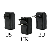 Injecteur PoE Ethernet 12V1A 15V1A avec prise UK 3 broches, adaptateur d'alimentation pour pont point à point, personnalisé en usine