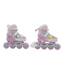Patins à roulettes pour filles, réglables, 2 en 1, imperméables, roues en PU, vitesse élevée, mignons, DIY Abec-7
