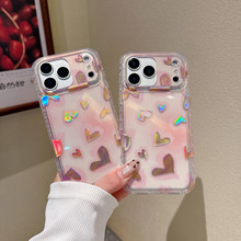 Custodia Rigida Dorata con Motivo Love per <span class=keywords><strong>iPhone</strong></span> 17 Pro Max, Cover Opaca per <span class=keywords><strong>iPhone</strong></span> 17 per Ragazze - Product Image 6