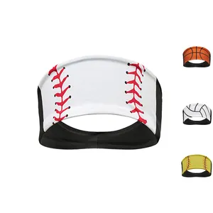 แฟชั่นเบสบอลซอฟท์บอลเบสบอลรูปแบบวอลเลย์บอลกีฬา Headband