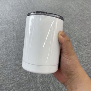 10Oz <b>18</b>/8 Food Grade Stainless Steel Durable Insulated Coffee Mug Blank Sublimation Lowball Tumbler for Keeping <b>Hot</b> and Cool - Product Image 2