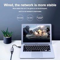 Precio de fábrica USB 3,0 a RJ45 Adaptador LAN 1000Mbps Tarjeta de red Ethernet Plug and Play 88179 USB a Lan Giga para computadora portátil