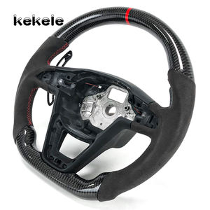 Volante de Fibra de Carbono para Seat <span class=keywords><strong>Leon</strong></span> <span class=keywords><strong>Cupra</strong></span> MK3 con Levas de Cambio Magnéticas de Fibra de Carbono - Product Image 2