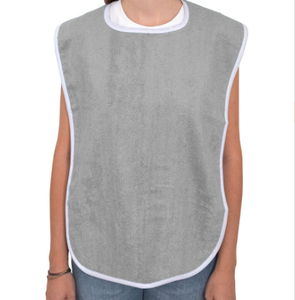 Babero para adultos para ancianos Poliéster Suave Impermeable Pvc Protector Adulto Discapacidad Baberos de ayuda - Product Image 4