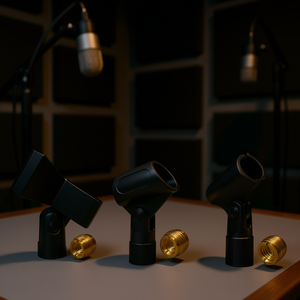 Support de microphone à 5 tiges, lot de 6 pièces avec adaptateurs de vis de 5/8 à 3/8 pouces pour supports et pieds de microphone - Product Image 2