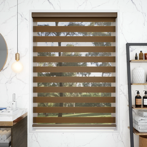 Persianas motorizadas Zebra compatibles con <span class=keywords><strong>Alexa</strong></span> y Google Home, cortinas inteligentes de doble capa con control remoto y batería <span class=keywords><strong>para</strong></span> ventanas - Product Image 5