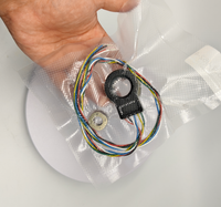 Mini-Absolutwertgeber-Encoder für hohe Temperaturen (150 °C), 12-Bit, passiv, IP69, Flanschmontage für Synchronmotoren, Rotoröffnung 9,52 mm, 2/4/6-polig