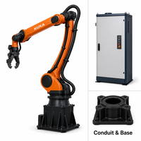 Robot articulé à six axes à long bras, charge utile de 120 kg, portée de 2701 mm, pour fonderie et métallurgie, à vendre directement de l'usine, OEM ODM