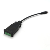 Cable Convertidor USB Tipo C Macho a RS485 RS422, Cable Serial con Cubierta de PVC, Transferencia Rápida de Datos para Impresora, Escáner de Código de Barras, Computadora