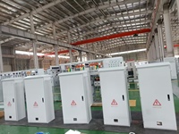 Boîtier de distribution en acier Zhongyong pour système d'alimentation solaire, protection IP54, courant nominal 200A-630A, norme nationale CCC 20