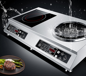 7000 Watt thương mại thép không gỉ cảm ứng nồi với không thấm nước lẩu chiên chức năng ngoài trời Bếp gas cung cấp điện - Product Image 3