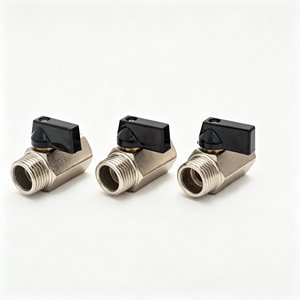 1 pièce Vanne à boisseau sphérique en acier inoxydable SS304, filetage femelle, pour conduite d'eau, à passage plein, à levier à quart de tour, vanne d'arrêt anti-fuite - Product Image 3