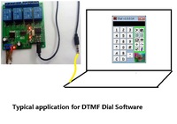 Relais de décodage audio 12V 4 canaux DTMF Momentané Autobloquant Interbloquant Retardé Électromagnétique Interrupteur intelligent pour la maison CE023 CN