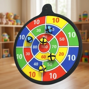 Jeu de fléchettes pour enfants, écologique, sûr, léger, tableau magnétique de 16 pouces - Product Image 1