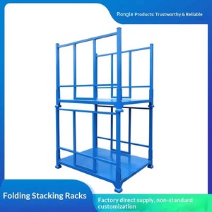 Factory Direct Supply Steel Foldable Stacking <strong>Rack</strong> Car <strong>Tire</strong> <strong>Storage</strong> Shelf Floor-standing No Layer - Product Image 2