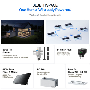Système de stockage solaire pour balcon BLUETTI IP65 1,2 kW haute efficacité, <span class=keywords><strong>batterie</strong></span> LiFePO4 tout-en-un pour jardin et usage extérieur - Product Image 4