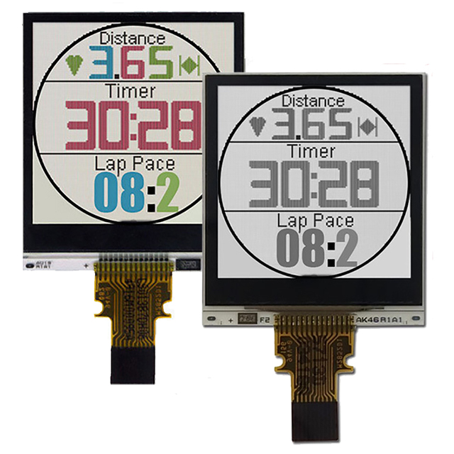 1.33 Inch 128*128 Semi Transparent Low Power Display Screen RGB 8 Color or Monochrome LS013B7DH06 LCD Display Module