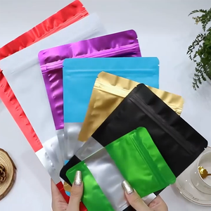 Eco friendly Custom Printed with window Heat <b>Seal</b> <b>Bags</b> PE Smell Proof Food Grade Packaging for Candy Baby Food Cakes Low MOQ - Product Image 1