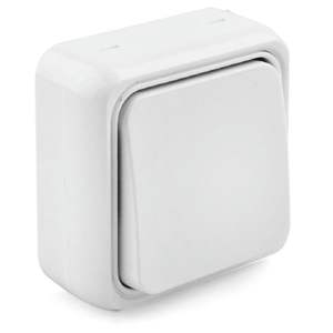 Interruttore da superficie 10A, design compatto, facile installazione; ideale per controllare luci ed elettrodomestici negli edifici - Product Image 1