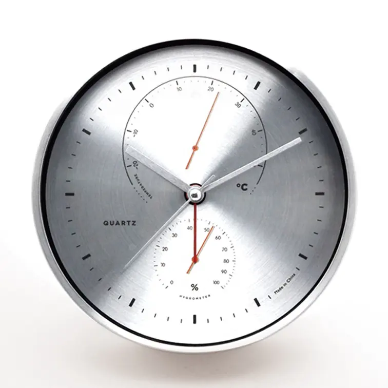 6 дюймов логотип и цвет по заказу клиента настольные часы будильник для офиса
