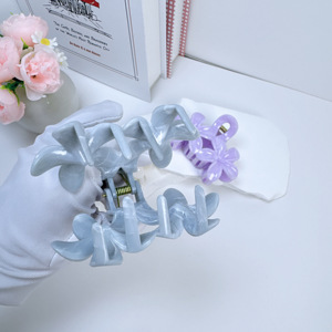 סיטונאי מודרני 8 ס "מ צבע פלסטיק פרח גדול טופר אופנה אבזר לנשים ונערות לשימוש יומיומי - Product Image 3