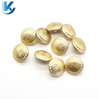 Kancing Jahit Tangan Bentuk Hewan Berlapis Nikel Bebas Nikel Gaya Inggris Berkilau Perak 3D Emas Matte Paduan Seng untuk Jas Serbaguna