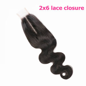 Extensions <span class=keywords><strong>de</strong></span> cheveux brésiliens lisses avec dentelle HD, pré-épilées, avec cheveux <span class=keywords><strong>de</strong></span> bébé, transparentes, 4x4, 5x5, 13x4, 13x6 - Product Image 6