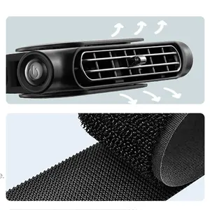 Ventilateur de siège de voiture Portable pour siège avant arrière passager USB alimenté appui-tête de voiture ventilateur d'air de refroidissement sangle réglable ventilateur intérieur de voiture - Product Image 3
