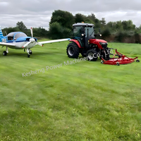 Tracteur agricole compact à cabine 4 roues de 25 à 70 CV, compatible avec les pneus pour rizières