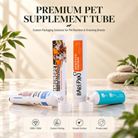 Tube d'emballage sous vide pour compléments alimentaires pour animaux de compagnie, isolation à l'air, emballage de nutrition fraîche pour la santé des chiens et des chats