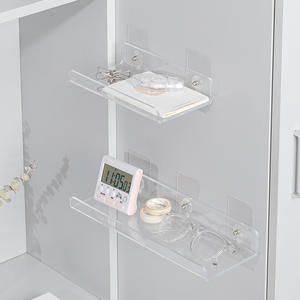 Montaje en pared de acrílico cocina ducha estante de almacenamiento acrílico organizador estante <span class=keywords><strong>Funko</strong></span> Pop <span class=keywords><strong>Harry</strong></span> Anime figuras de acción modelo juguetes estante - Product Image 2