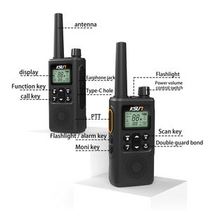 Pmr Frs Mini Draagbare Twee Manier Radio Waterdichte Walkie-Talkies Telefoon Noaa Weersverwachting Professionele Lange Afstand Walkie Talkie - Product Image 1