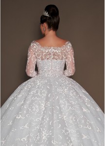 Fábrica de China Vestido de novia de manga larga Vestido de novia de encaje Guangzhou Vestidos de novia blancos - Product Image 2
