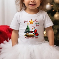 Vente en gros de Noël DTF fer à repasser sur des motifs Dtf imprime des étiquettes de vêtements prêtes à presser autocollants de transfert de chaleur
