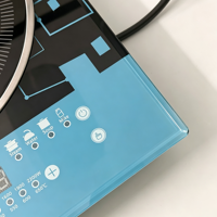 Plaque chauffante électrique en céramique à brûleur unique 2000W, cuisinière compacte pour comptoir, appareil de cuisson pour toutes les casseroles