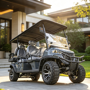 Carrito de Golf Eléctrico Elevado de 60V AC para 4+2 Pasajeros, Buggy Turístico Todoterreno para Seis Personas con Toldo - Product Image 5