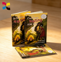 Livre d'histoires pour enfants personnalisé de qualité supérieure, couverture rigide, impression pour l'édition, reliure cartonnée, plastification brillante, écologique, livraison rapide