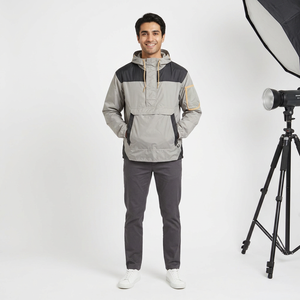 Chaqueta de lluvia de invierno impermeable ultraligera para hombre, para aventuras al aire libre, cortavientos duradero para senderismo, carcasa sellada con capucha - Product Image 1