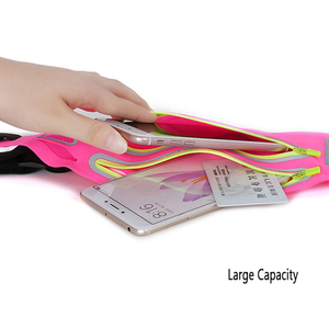Riñonera Deportiva Jstar Ultrafina de Spandex Impermeable, de Pequeña Capacidad, para Tarjetas y Llaves, para Hombres y Mujeres, con Doble Cremallera <span class=keywords><strong>Invisible</strong></span> - Product Image 4