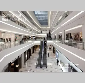Shopping Mall lift dan eskalator indoor eskalator Ator komersil harga bagus