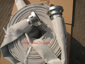Tuyau d'incendie de 30 m de long, diamètre 1-1/2 po, avec raccords Storz en aluminium pour vanne d'hydrant et lance d'incendie - Product Image 2
