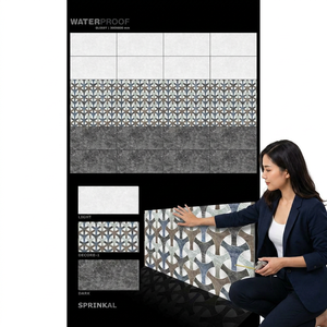 Azulejos de pared de cerámica con estampado de mármol de 300x600mm, azulejos de porcelana brillante Digital de 12x24, venta directa de fábrica - Product Image 1