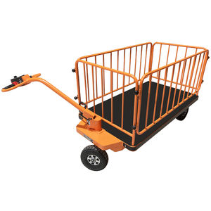 Carrinho de Mão Elétrico Dobrável com Bateria, Plataforma de Transporte Personalizável em Aço, Capacidade de 500kg para Materiais Industriais - Product Image 3