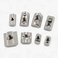Mur Baut T Stainless Steel Superior, Mur T Slot Tipe Pengunci Wedge, Pengunci Otomatis, Mur Pengikat Metrik