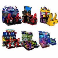 Machine d'arcade de course à deux places, à monnayeur, jeu de course automobile de rue avec expérience de conduite réaliste pour centre de divertissement